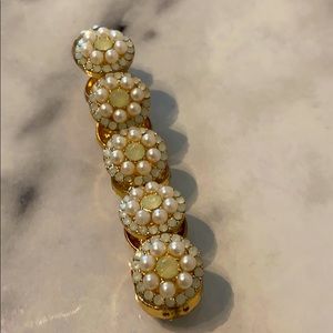 Gold and Pearl Bracelet